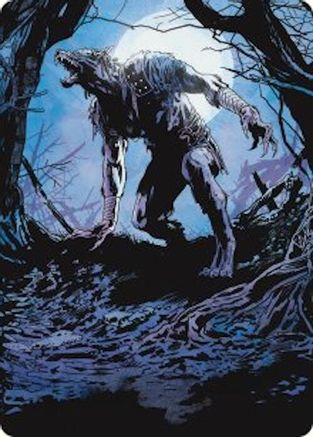 Krallenhorde Howler Art Card (AAINR-019) [Art Series: Innistrad Remastered]