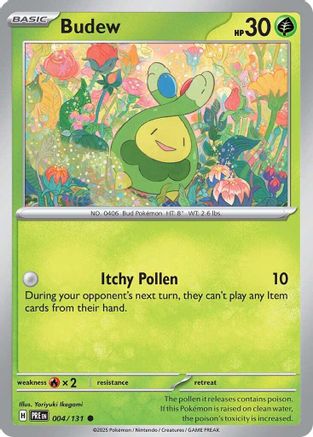 Budew (004) [SV Prismatic Evolutions] Reverse Holofoil - Common