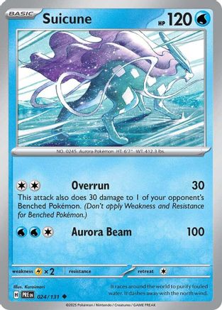 Suicune (024) [SV Prismatic Evolutions] Reverse Holofoil - Uncommon