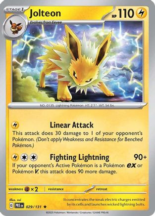 Jolteon (029) [SV Prismatic Evolutions] Holofoil - Rare