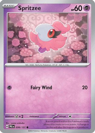 Spritzee (038) [SV Prismatic Evolutions] - Common