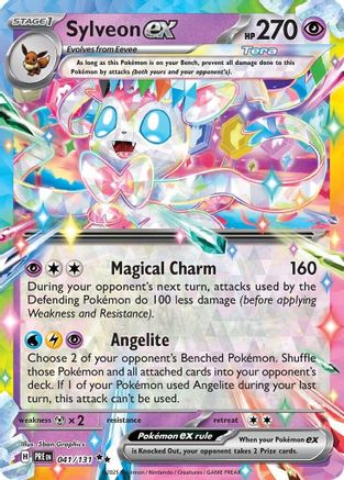 Sylveon ex (041/131) [SV Prismatic Evolutions] Holofoil - Double Rare