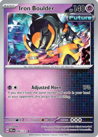 Iron Boulder (046) [SV Prismatic Evolutions] Holofoil - Rare