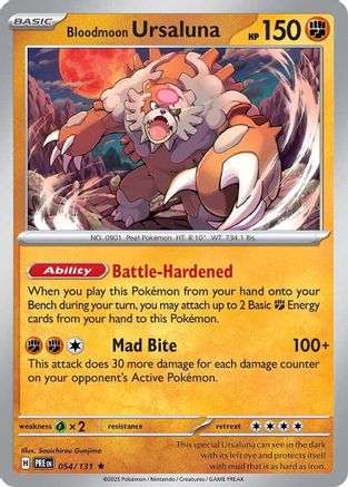 Bloodmoon Ursaluna (054) [SV Prismatic Evolutions] Reverse Holofoil - Rare