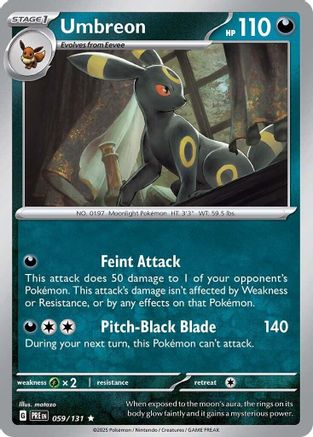 Umbreon (059) [SV Prismatic Evolutions] Holofoil - Rare