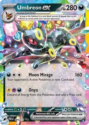 Umbreon ex (060/131) [SV Prismatic Evolutions] Holofoil - Double Rare