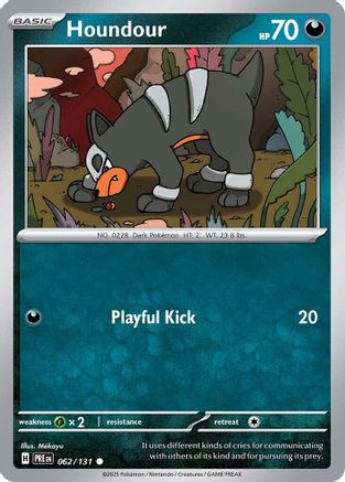 Houndour (062) [SV Prismatic Evolutions] Reverse Holofoil - Common