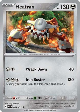 Heatran (068) [SV Prismatic Evolutions] Reverse Holofoil - Uncommon