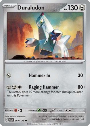 Duraludon (069) [SV Prismatic Evolutions] Reverse Holofoil - Common
