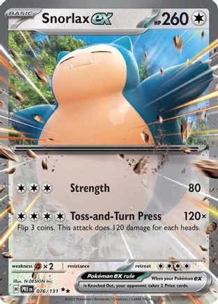 Snorlax ex (076) [SV Prismatic Evolutions] Holofoil - Double Rare