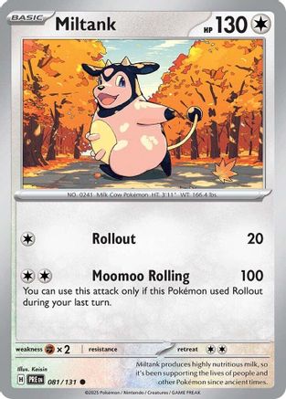 Miltank (081) [SV Prismatic Evolutions] Reverse Holofoil - Common