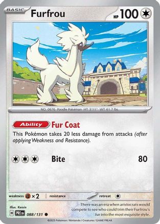 Furfrou (088) [SV Prismatic Evolutions] - Common