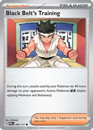 Black Belt's Training (096/131) [SV Prismatic Evolutions] - Common
