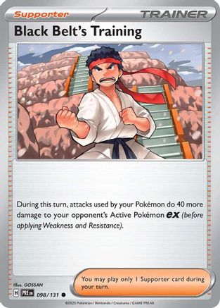 Black Belt's Training (098/131) [SV Prismatic Evolutions] - Common
