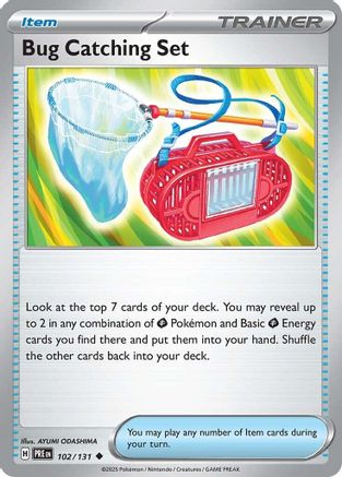 Bug Catching Set (102) [SV Prismatic Evolutions] Reverse Holofoil - Uncommon