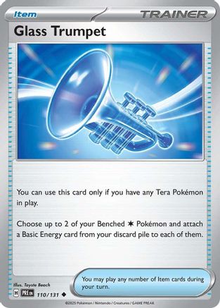 Glass Trumpet (110) [SV Prismatic Evolutions] Reverse Holofoil - Uncommon