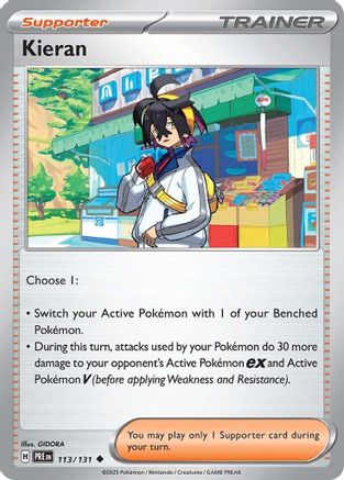 Kieran (113/131) [SV Prismatic Evolutions] - Uncommon