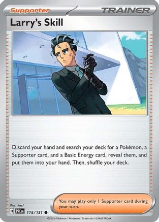 Larry's Skill (115/131) [SV Prismatic Evolutions] - Common