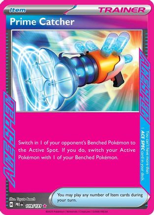 Prime Catcher (119) [SV Prismatic Evolutions] Holofoil - ACE SPEC Rare