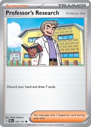 Professor's Research [Professor Oak] (122) [SV Prismatic Evolutions] - Common