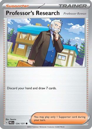 Professor's Research [Professor Rowan] (124) [SV Prismatic Evolutions] - Common