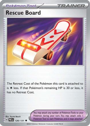 Rescue Board (126) [SV Prismatic Evolutions] - Uncommon