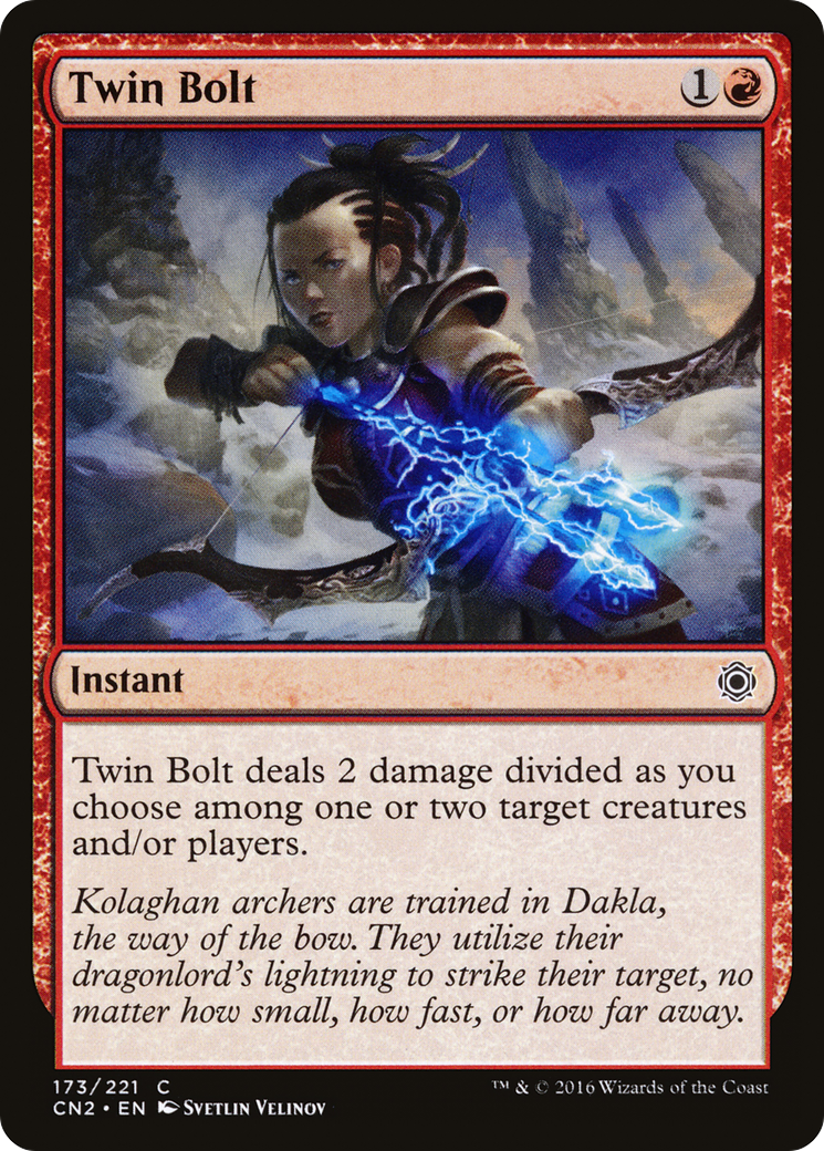 Twin Bolt (CN2-173) [Conspiracy: Take the Crown] Foil