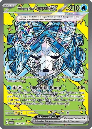 Wellspring Mask Ogerpon ex (152/131) [SV Prismatic Evolutions] Holofoil - Special Illustration Rare