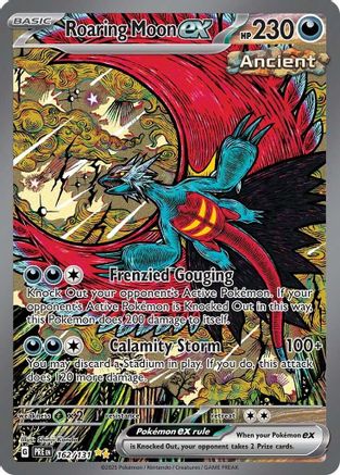 Roaring Moon ex (162) [SV Prismatic Evolutions] Holofoil - Special Illustration Rare