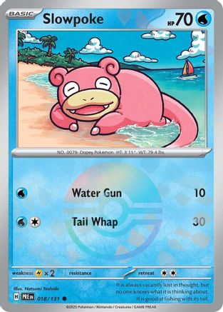 Slowpoke (Poke Ball Pattern) (018) [SV Prismatic Evolutions] Holofoil - Common