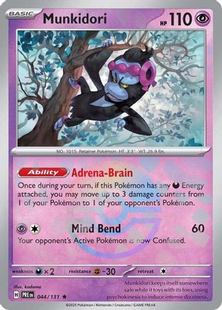 Munkidori (Poke Ball Pattern) (044) [SV Prismatic Evolutions] Holofoil - Rare