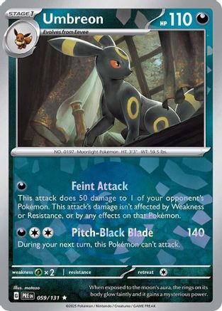 Umbreon (Poke Ball Pattern) (059) [SV Prismatic Evolutions] Holofoil - Rare