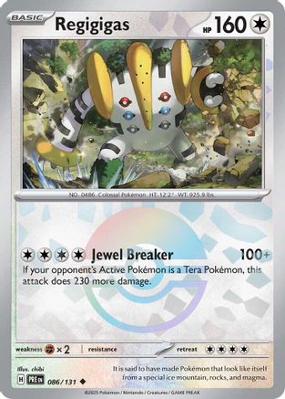 Regigigas (Poke Ball Pattern) (086) [SV Prismatic Evolutions] Holofoil - Uncommon