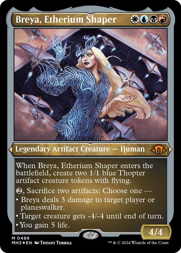 Breya, Etherium Shaper (Foil Etched) (MH3-486) [Modern Horizons 3] Foil