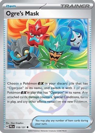 Ogre's Mask (Poke Ball Pattern) (118) [SV Prismatic Evolutions] Holofoil - Uncommon