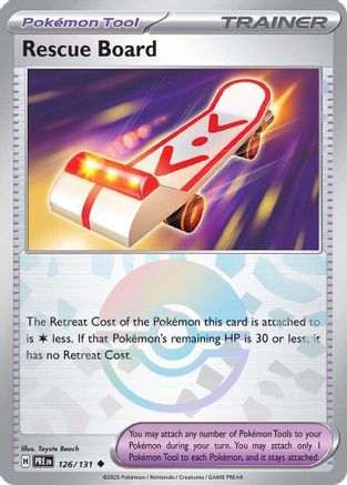 Rescue Board (Poke Ball Pattern) (126) [SV Prismatic Evolutions] Holofoil - Uncommon