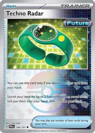 Techno Radar (Poke Ball Pattern) (130) [SV Prismatic Evolutions] Holofoil - Uncommon