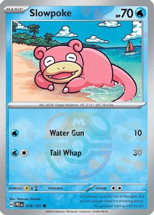 Slowpoke (Master Ball Pattern) (018) [SV Prismatic Evolutions] Holofoil - Common