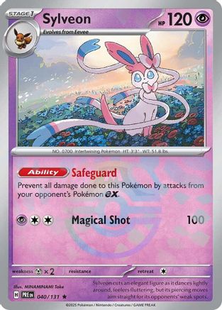 Sylveon (Master Ball Pattern) (040) [SV Prismatic Evolutions] Holofoil - Rare