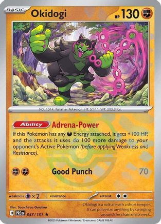 Okidogi (Master Ball Pattern) (057) [SV Prismatic Evolutions] Holofoil - Rare