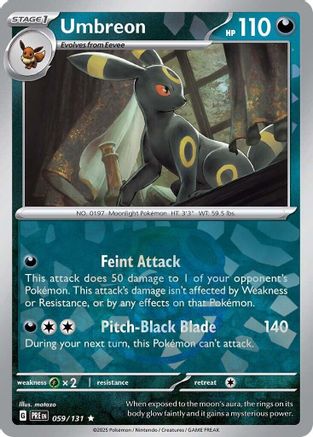 Umbreon (Master Ball Pattern) (059) [SV Prismatic Evolutions] Holofoil - Rare