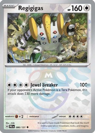 Regigigas (Master Ball Pattern) (086) [SV Prismatic Evolutions] Holofoil - Uncommon