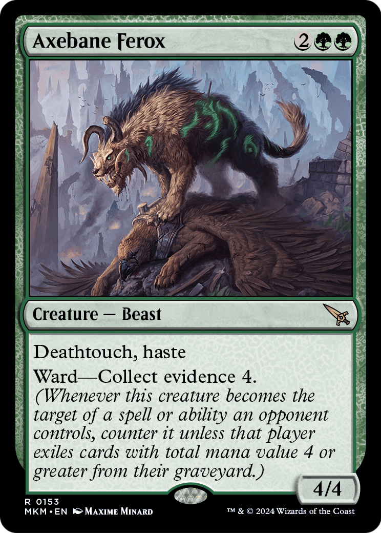 Axebane Ferox (MKM-153) [Murders at Karlov Manor] Foil