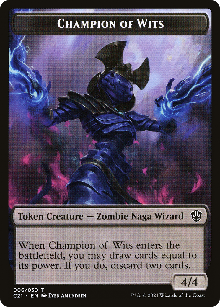 Champion of Wits (TC21-006) [Commander 2021 Tokens]