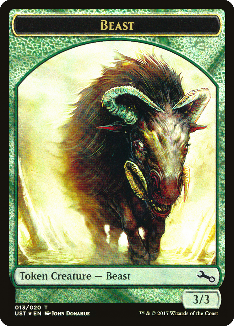 Beast Token (UST-013) [Unstable Tokens] Foil