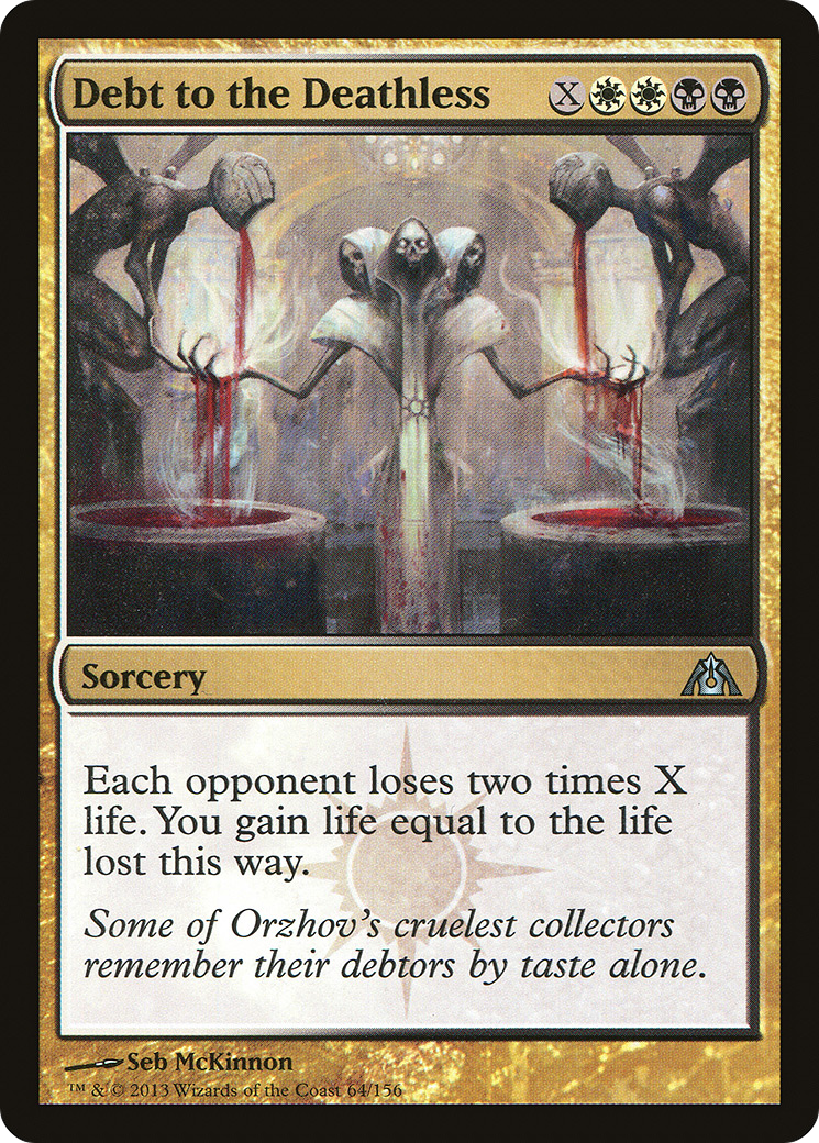 Debt to the Deathless (DGM-064) [Dragon's Maze] Foil