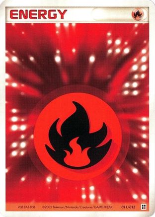 Basic Psychic Energy - 011/015 (011/015) - Fire Quick Construction Pack 1st Edition