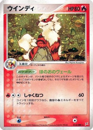 Arcanine (014/080) - Magma VS Aqua Two Ambitions 1st Edition Holofoil