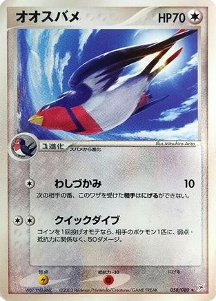Swellow (058/080) - Magma VS Aqua Two Ambitions 1st Edition