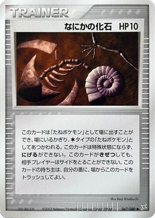 Mysterious Fossil (067/080) - Magma VS Aqua Two Ambitions 1st Edition